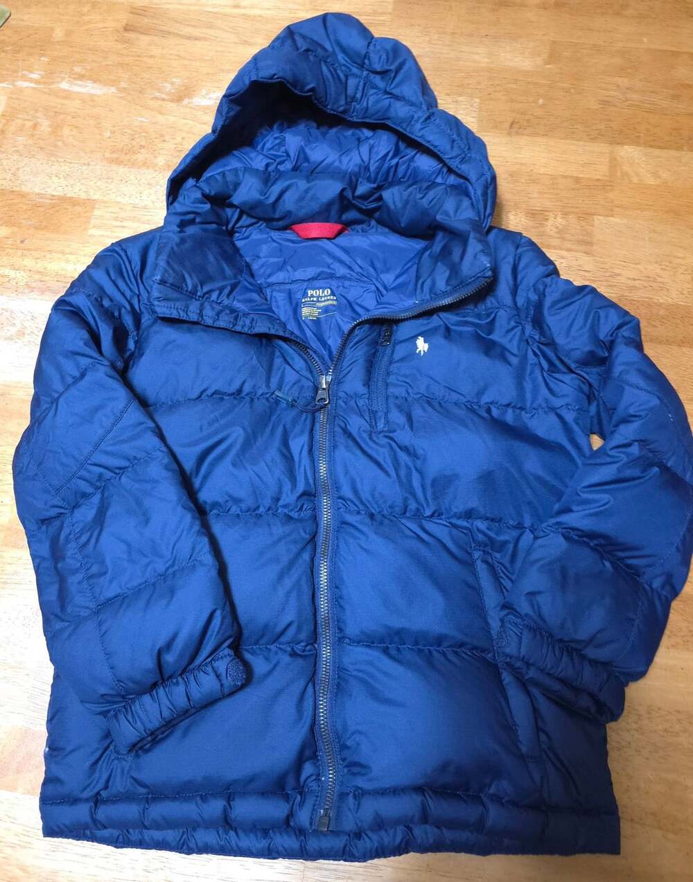 Polo Ralph Lauren Performance Puffer Jacket Size 7 Blue